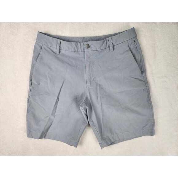 Lululemon Commission Shorts Men's Size 32 Gray 9" Inseam Chino - Picture 1 of 13